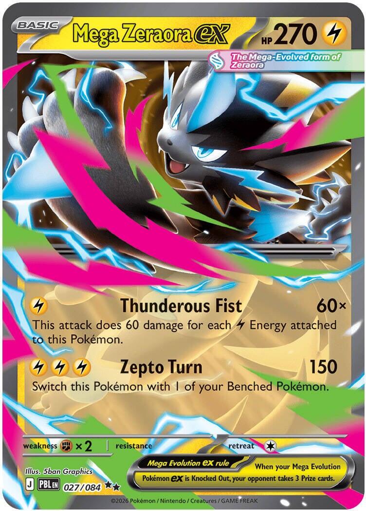 Mega Zeraora ex - 027/084