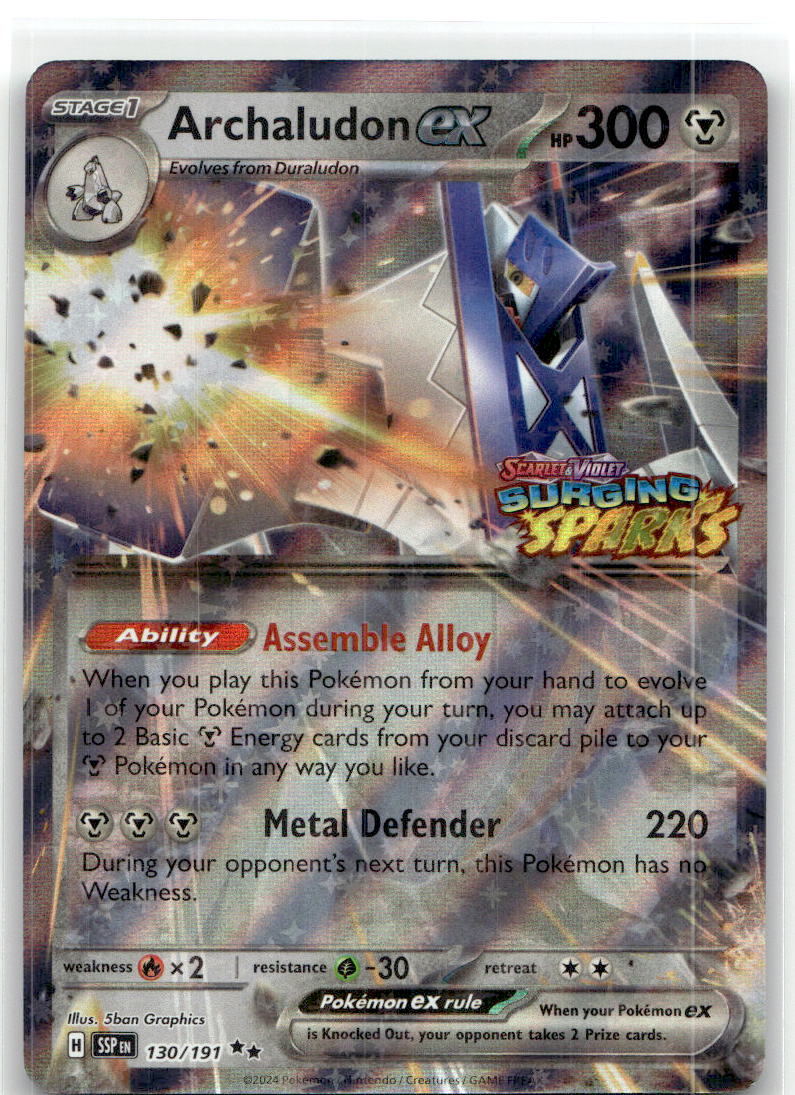 Archaludon ex (Surging Sparks Stamped)