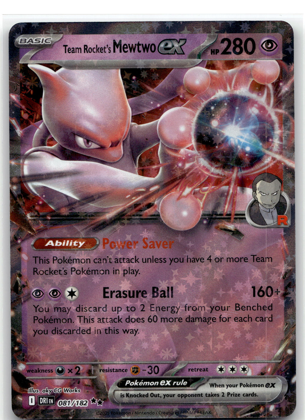 Team Rocket's Mewtwo ex - 081/182