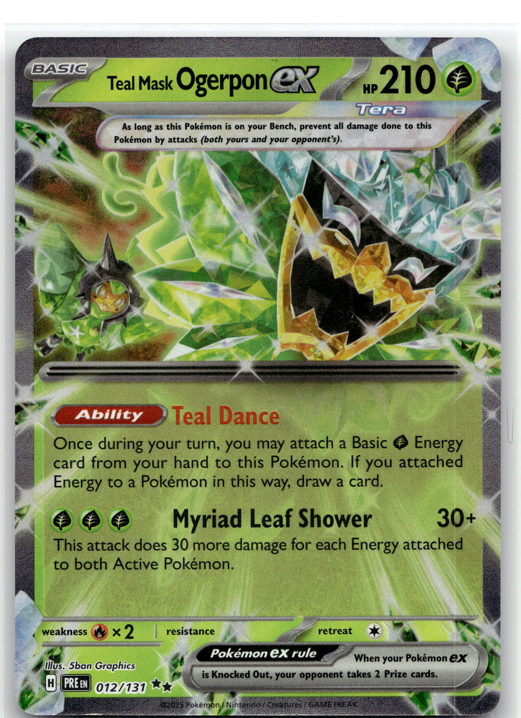 Teal Mask Ogerpon ex - 012/131