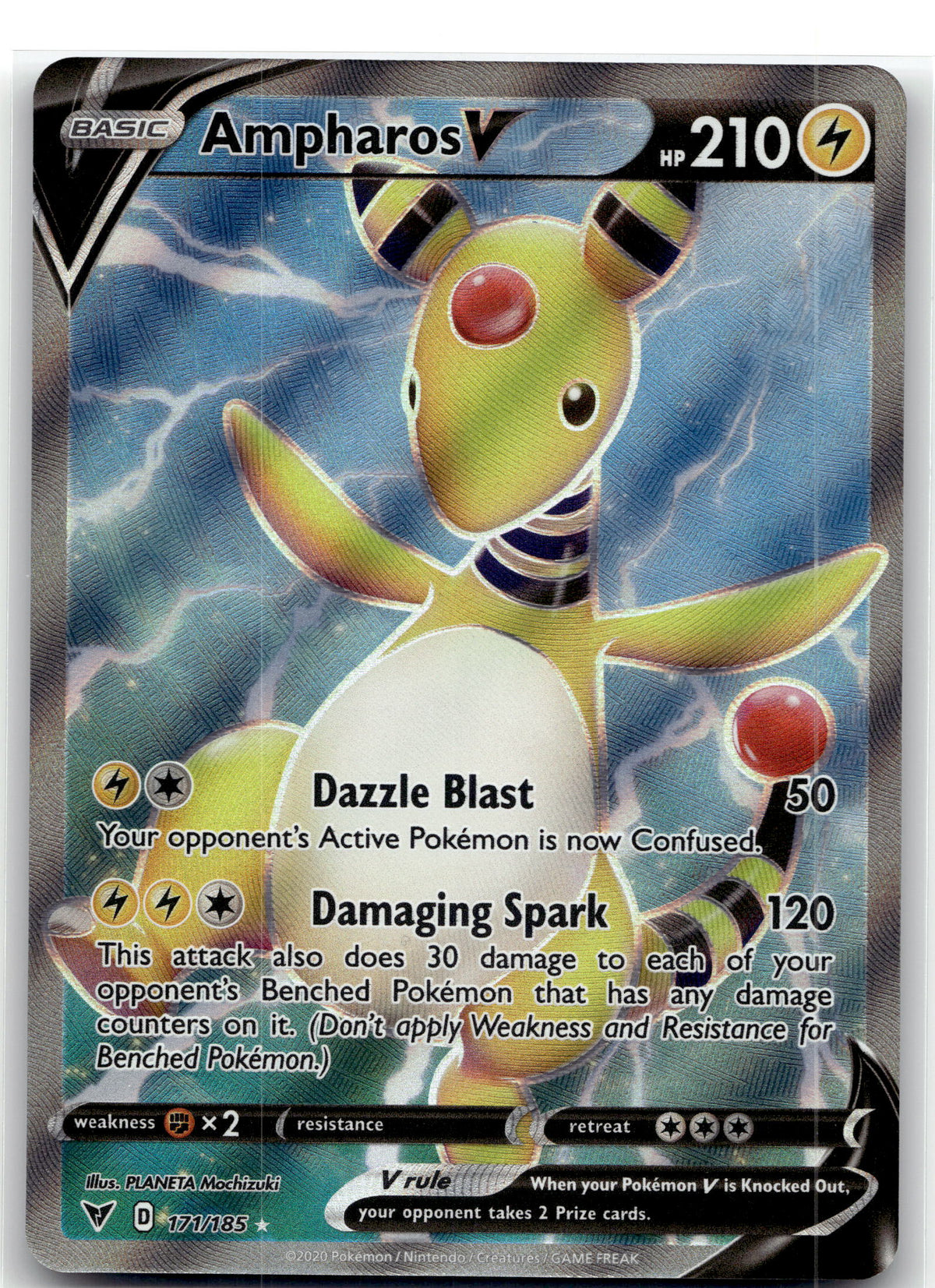 Ampharos V (Full Art)