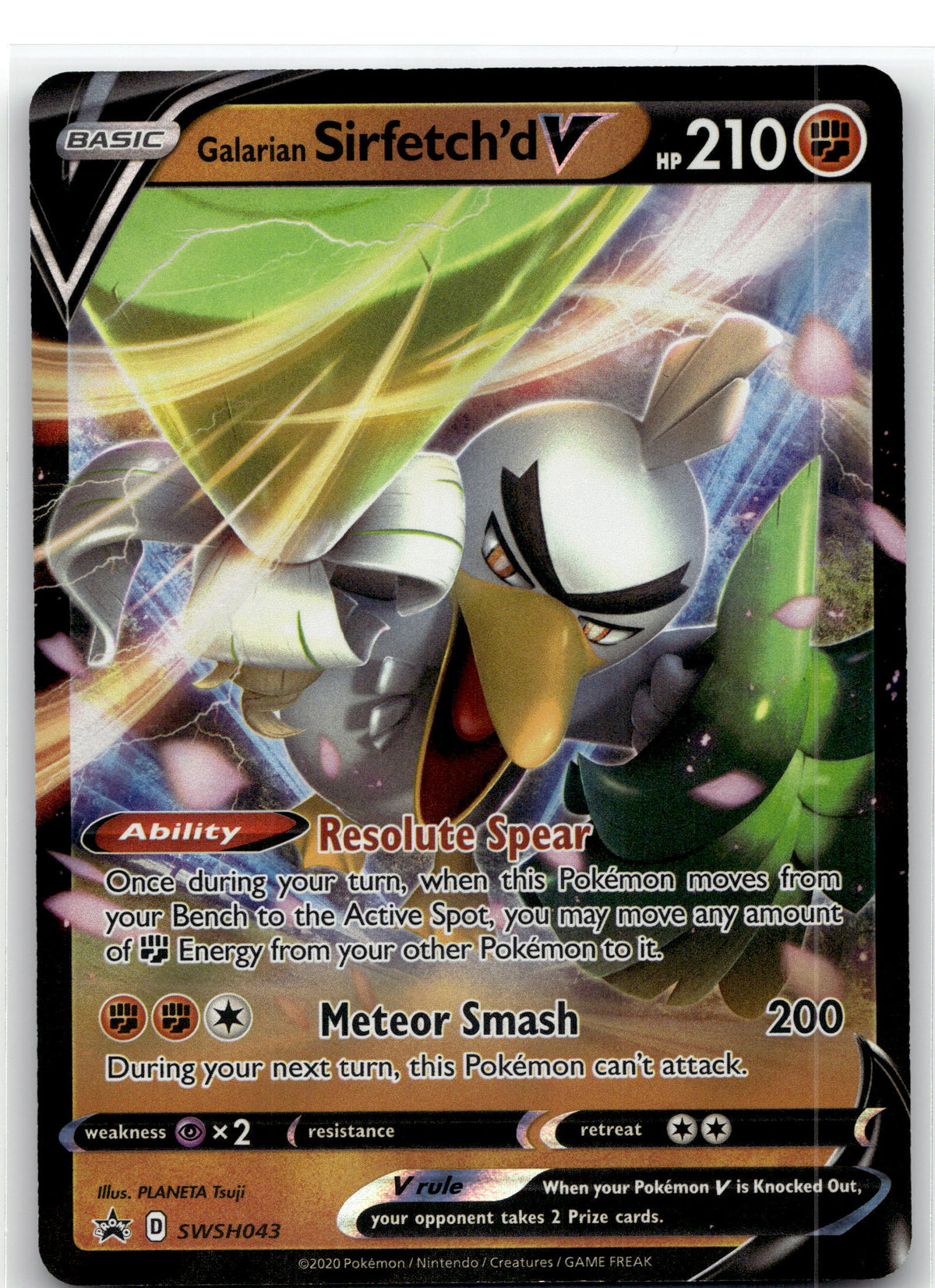 Galarian Sirfetch'd V - SWSH043