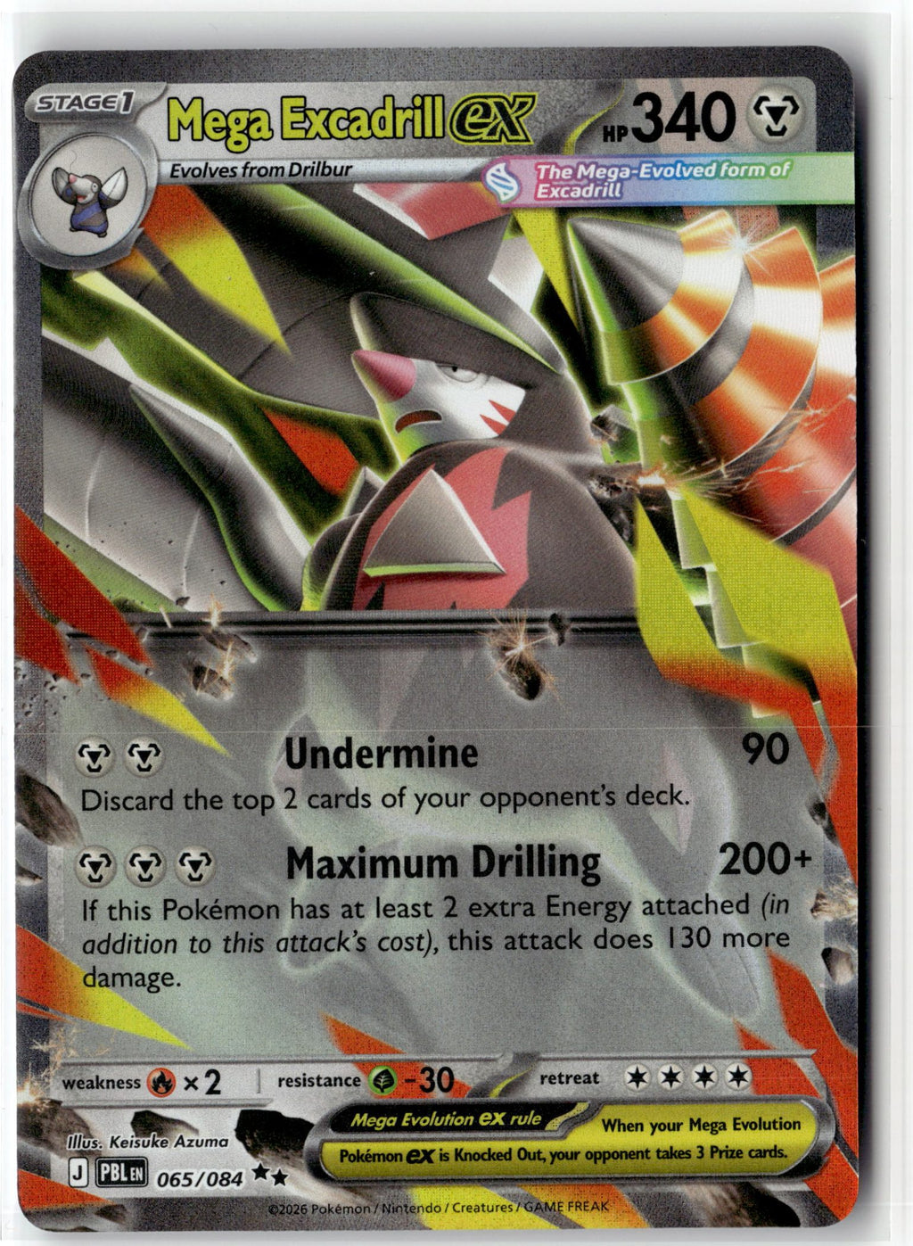 Mega Excadrill ex - 065/084