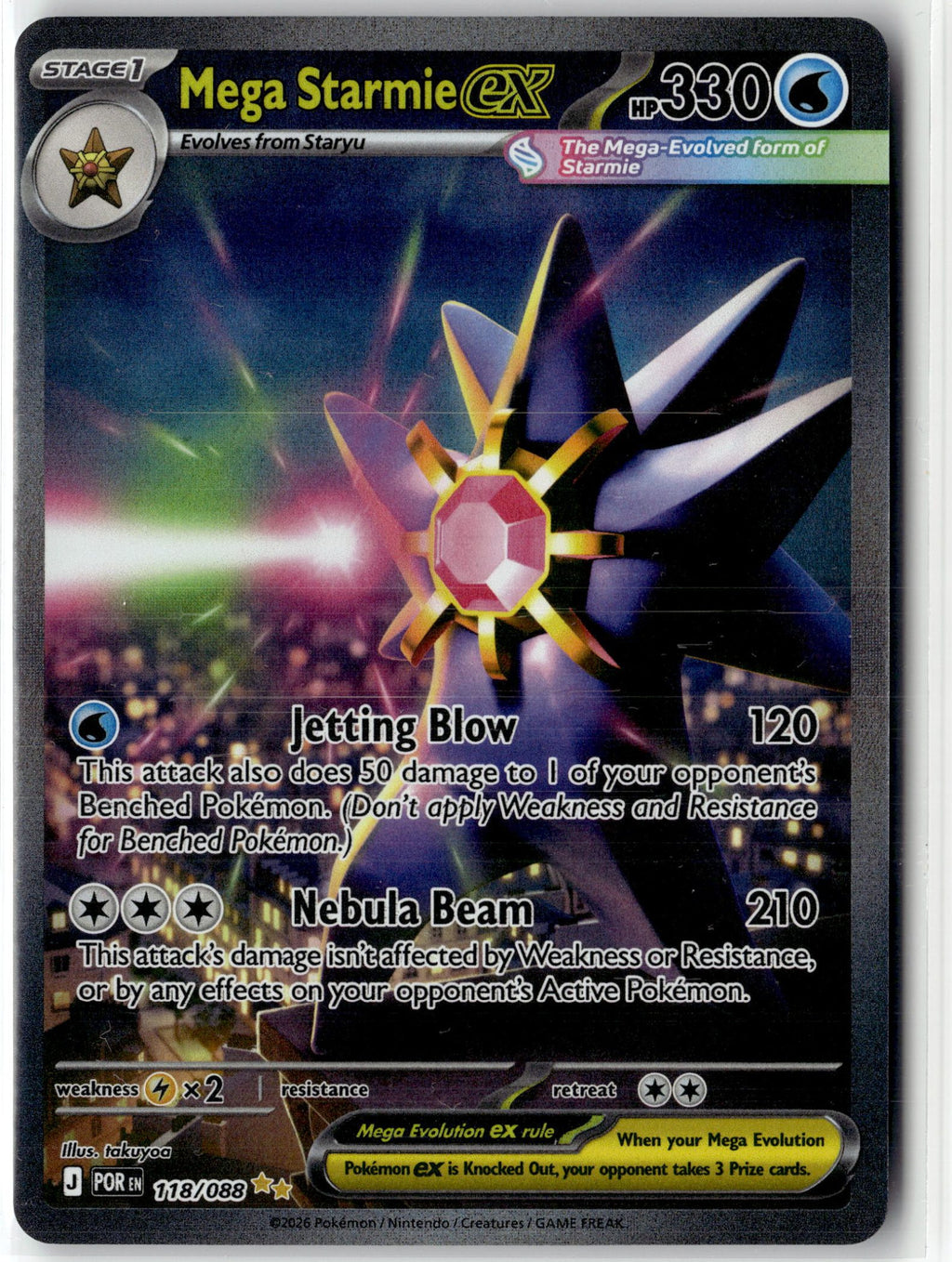 Mega Starmie ex - 118/088
