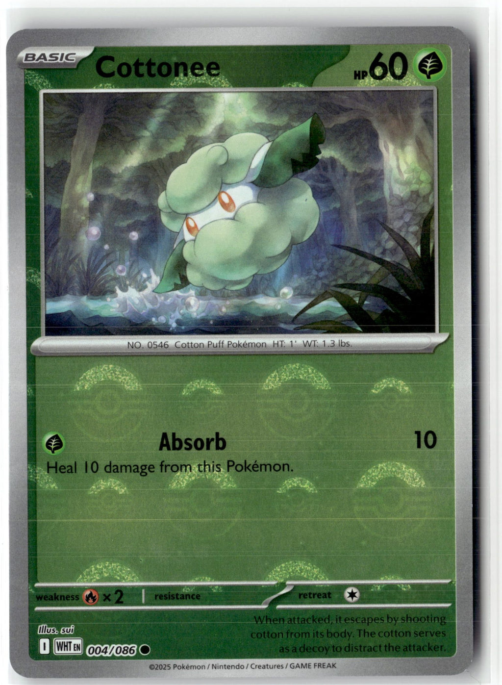Cottonee (Poke Ball Pattern)