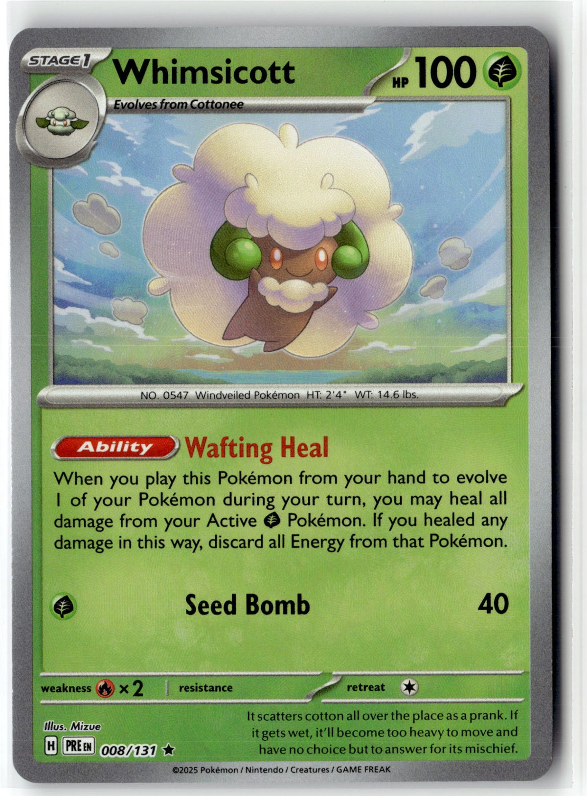 Whimsicott (Master Ball Pattern)