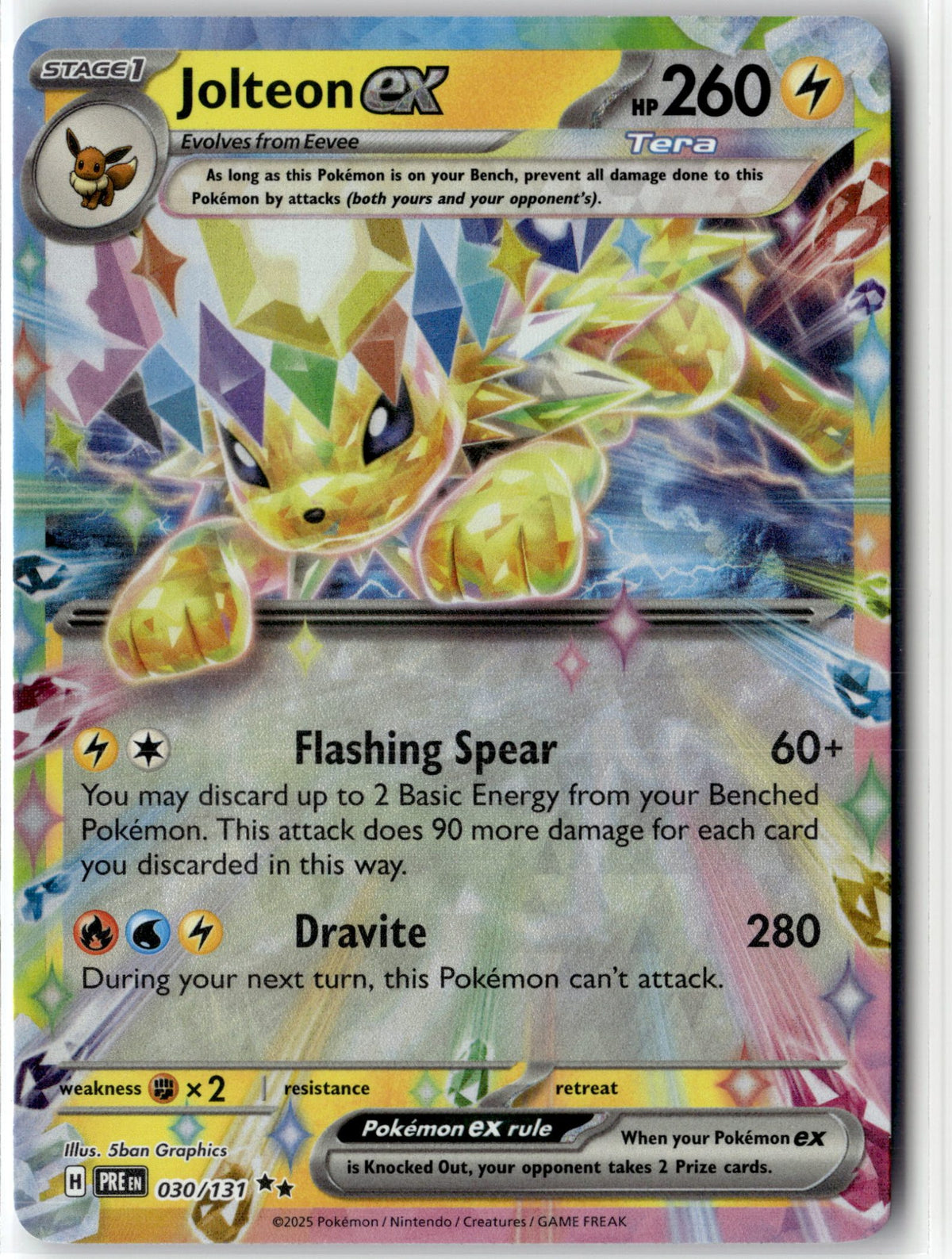 Jolteon ex - 030/131
