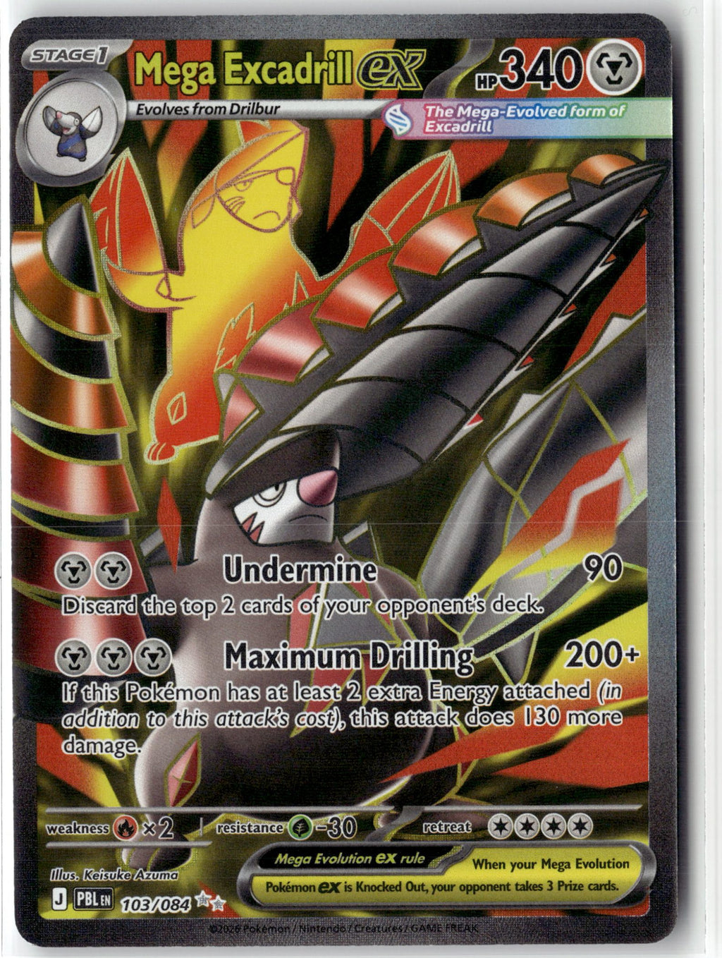 Mega Excadrill ex - 103/084