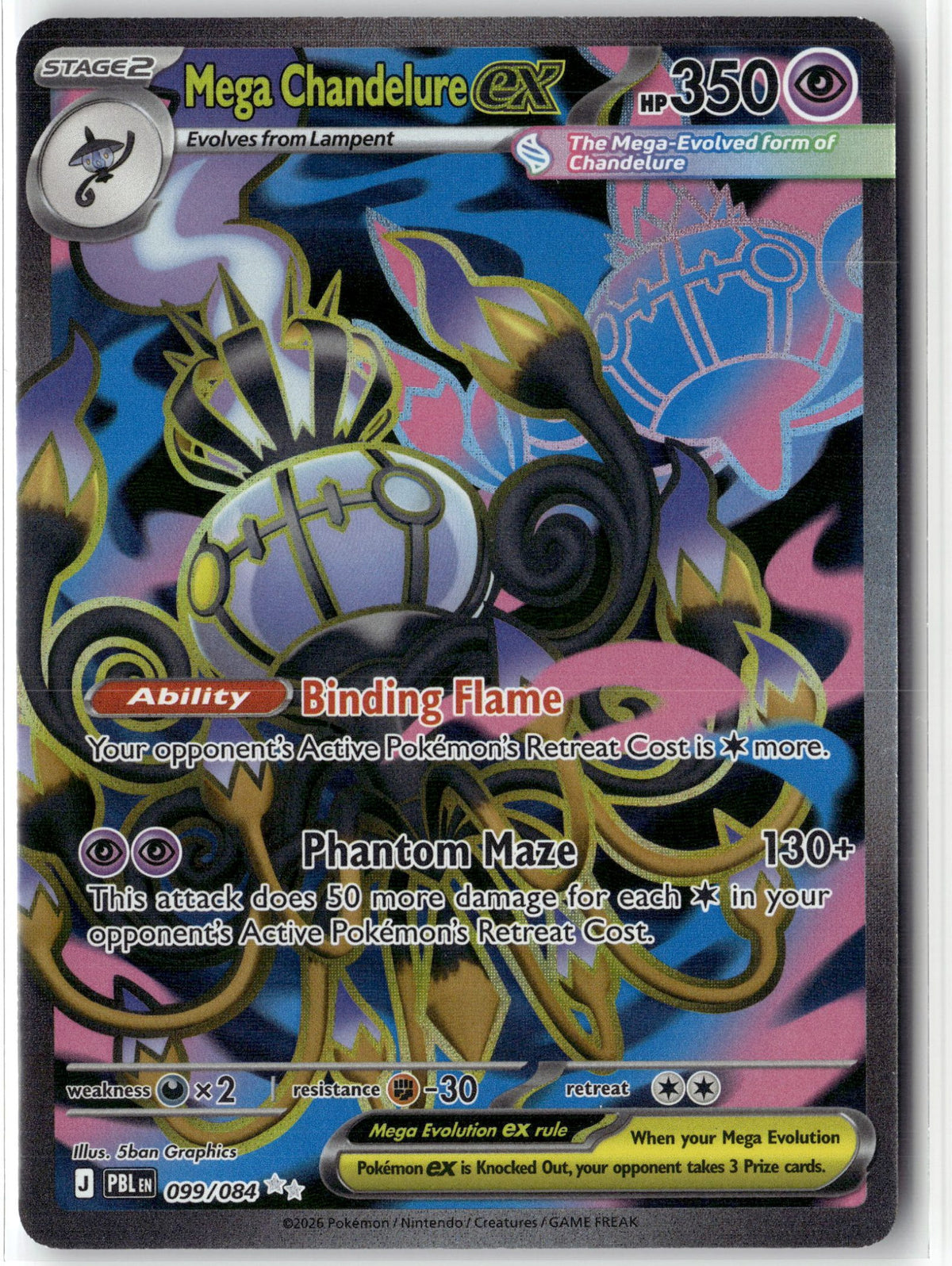 Mega Chandelure ex - 099/084