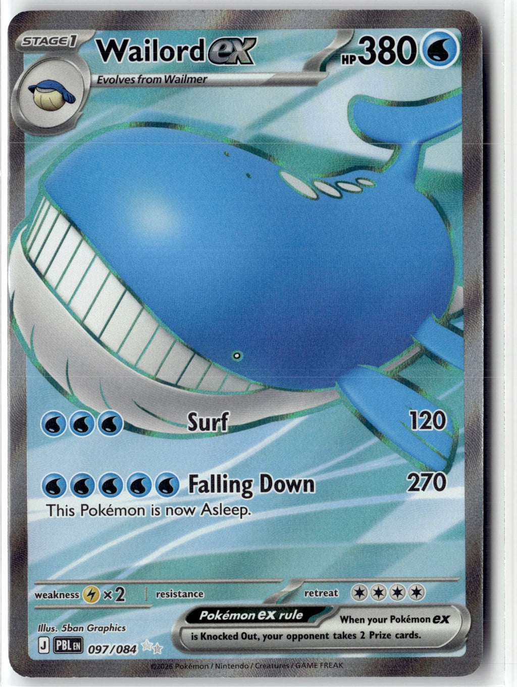 Wailord ex - 097/084