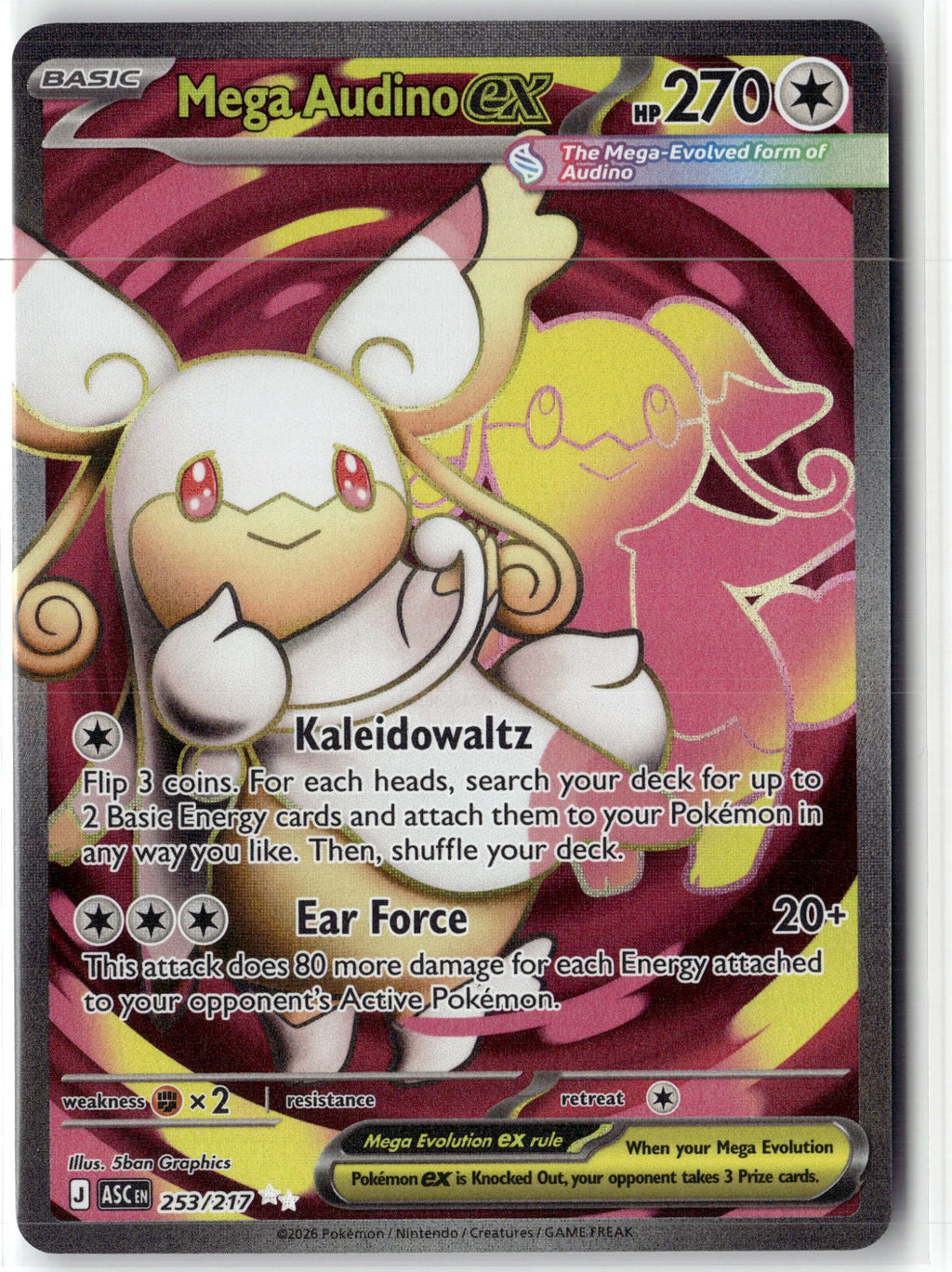 Mega Audino ex - 253/217