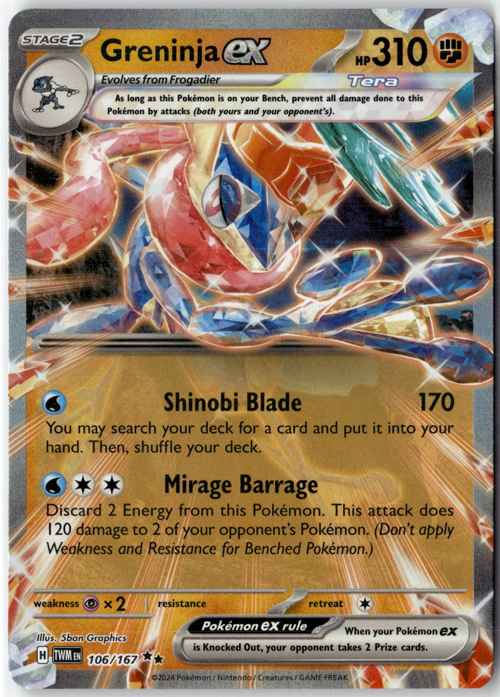Greninja ex - 106/167