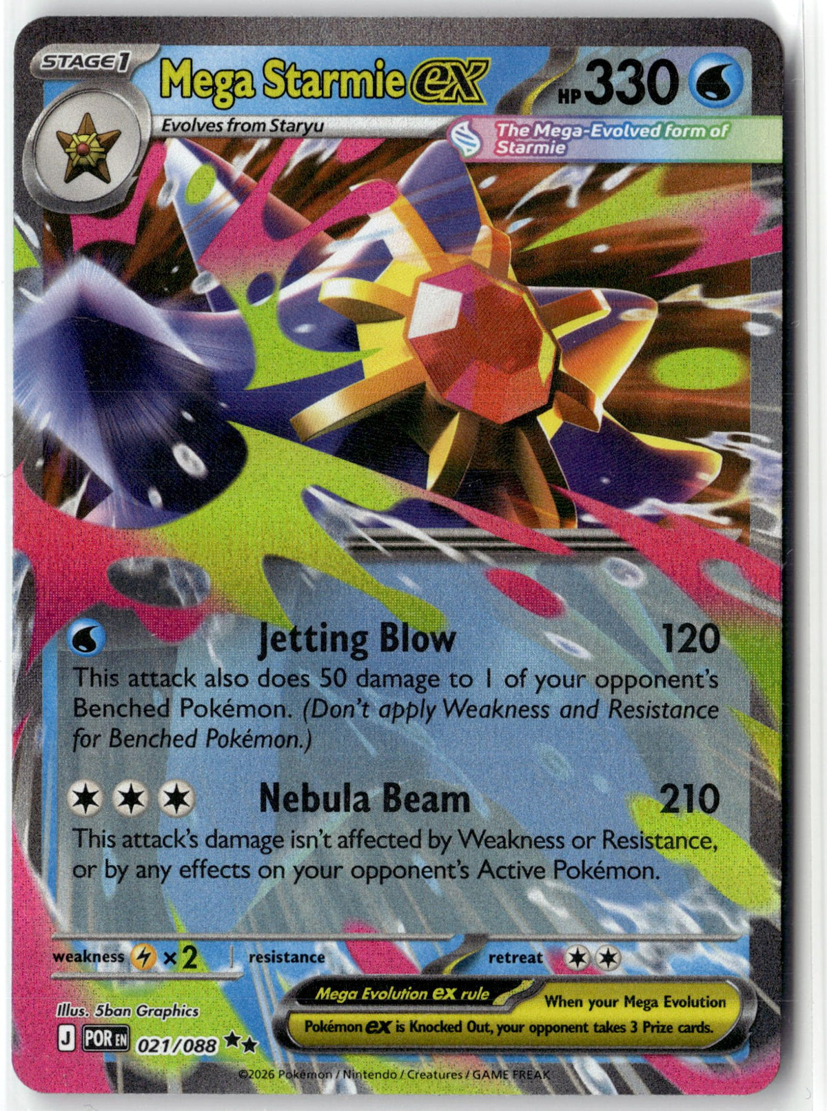 Mega Starmie ex - 021/088