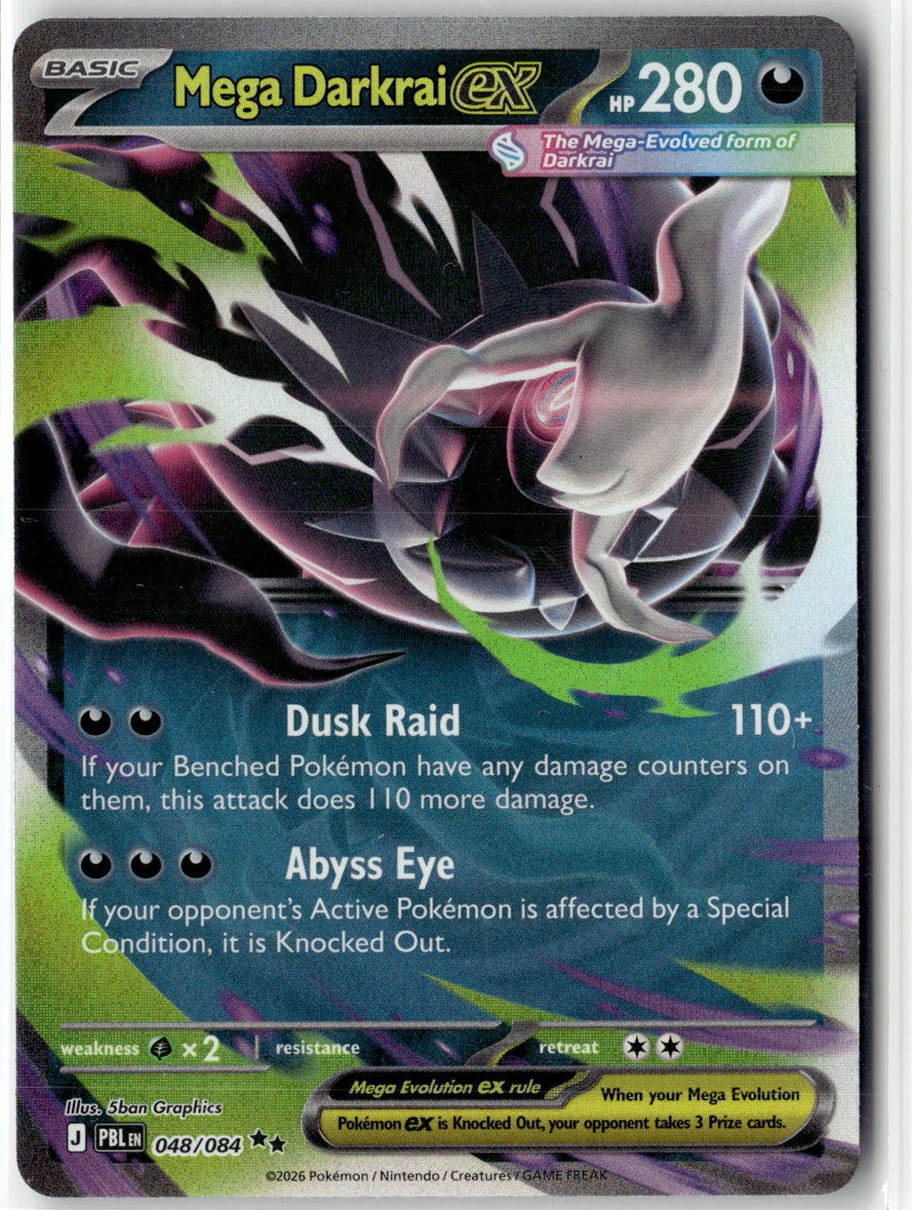 Mega Darkrai ex - 048/084