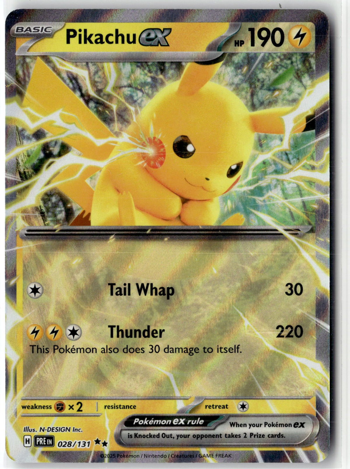 Pikachu ex - 028/131