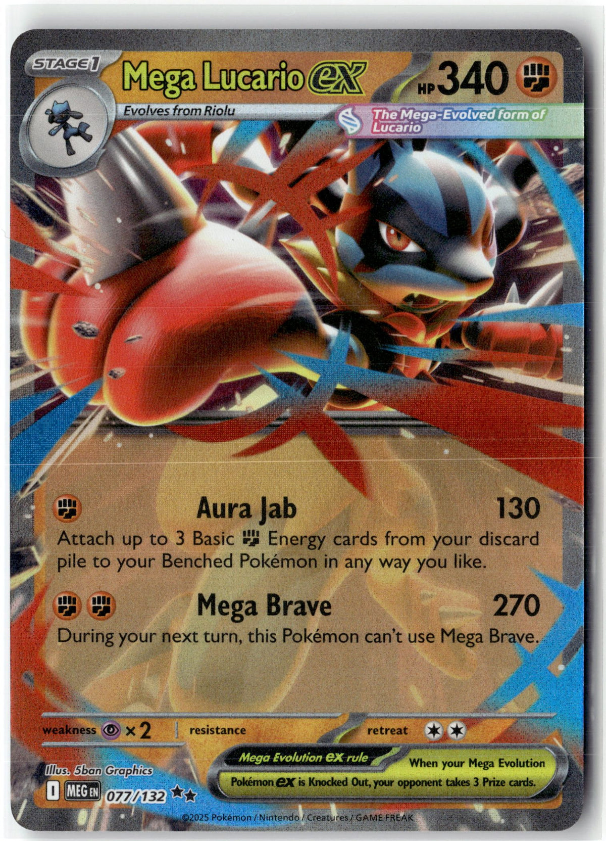 Mega Lucario ex - 077/132