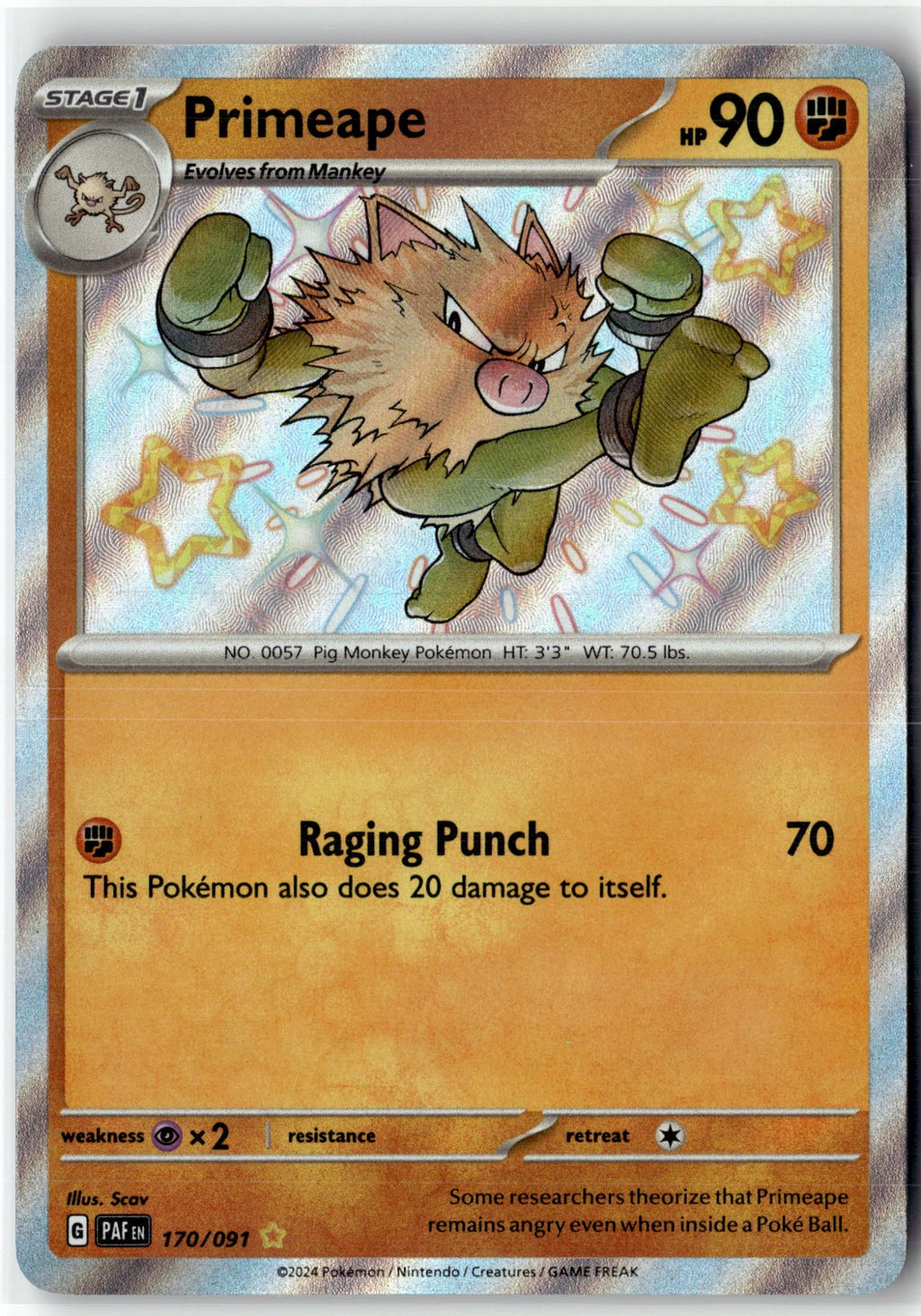 Primeape - 170/091