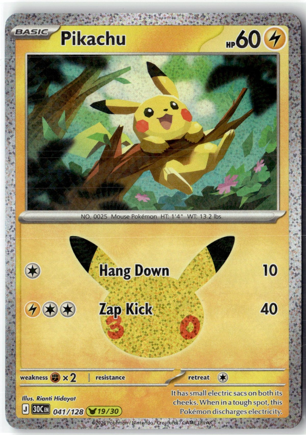 Pikachu - 041/128