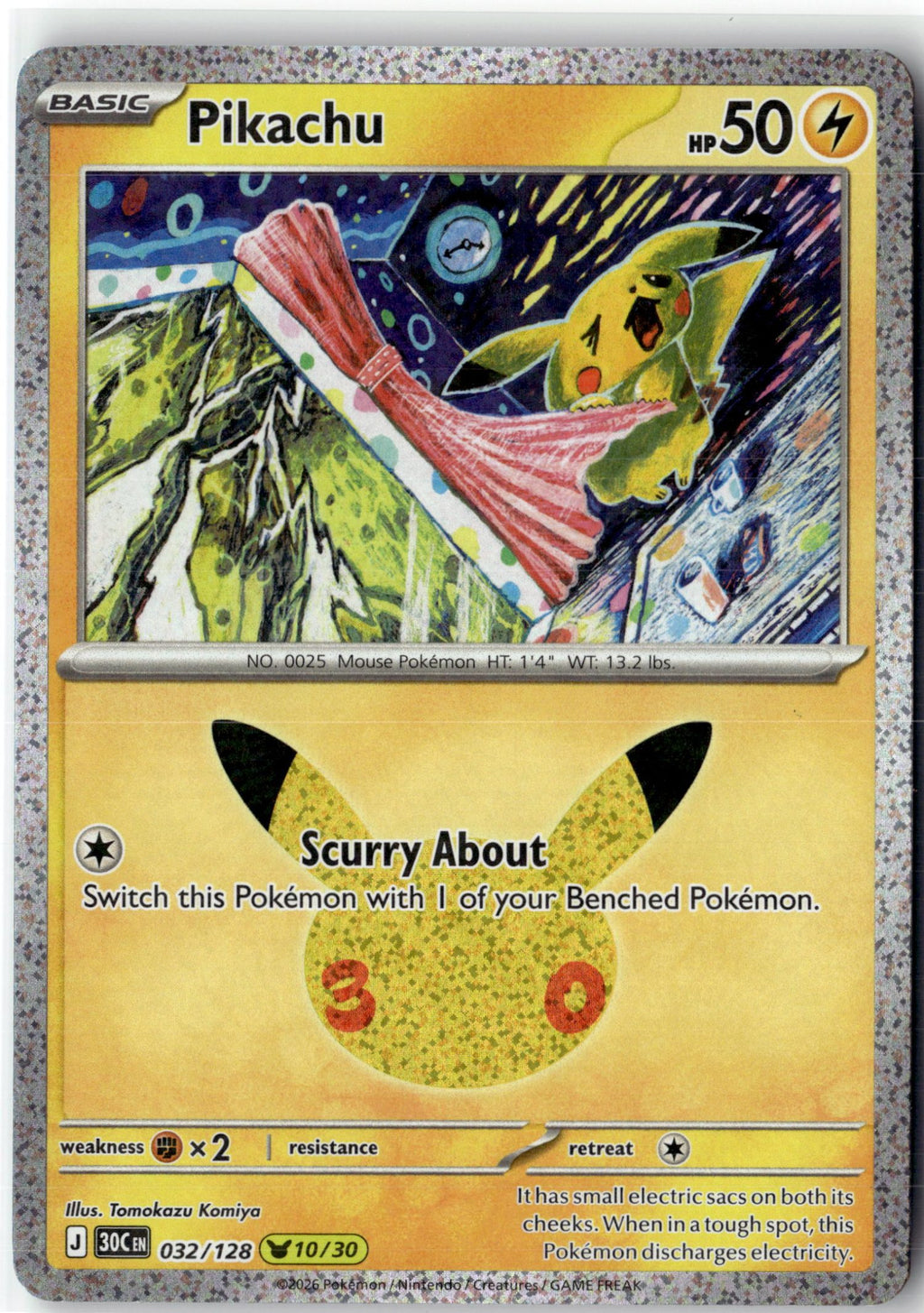 Pikachu - 032/128