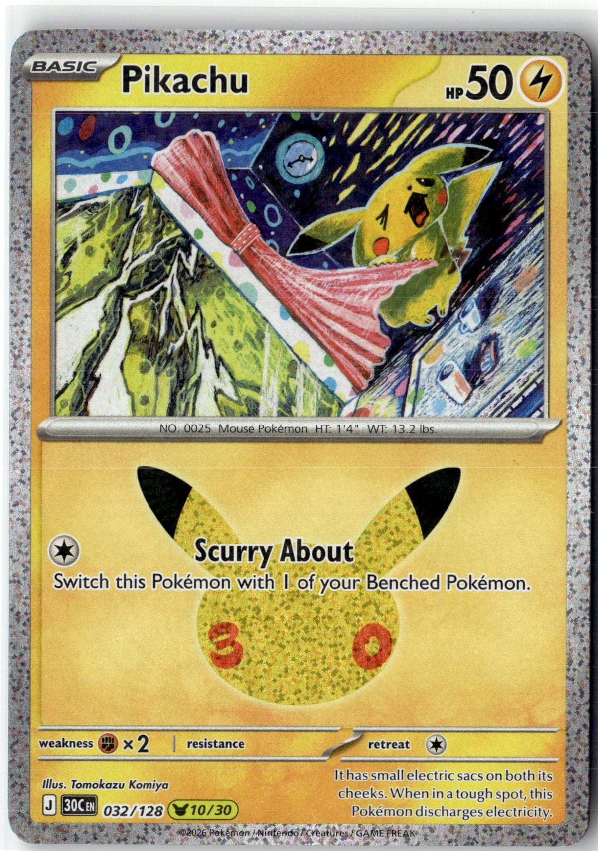 Pikachu - 032/128