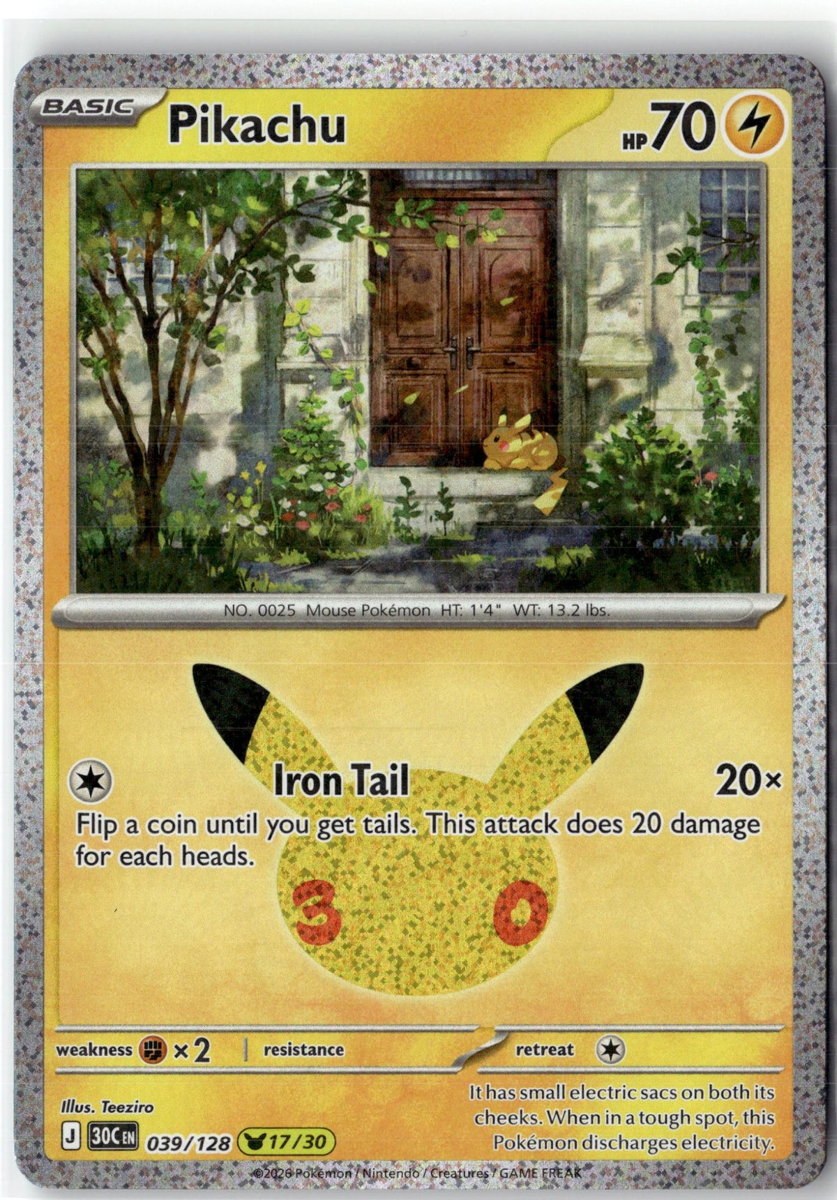 Pikachu - 039/128