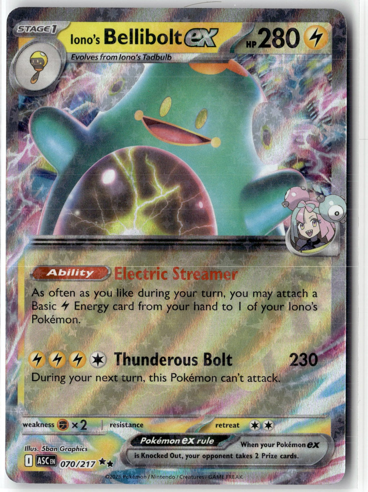 Iono's Bellibolt ex - 070/217