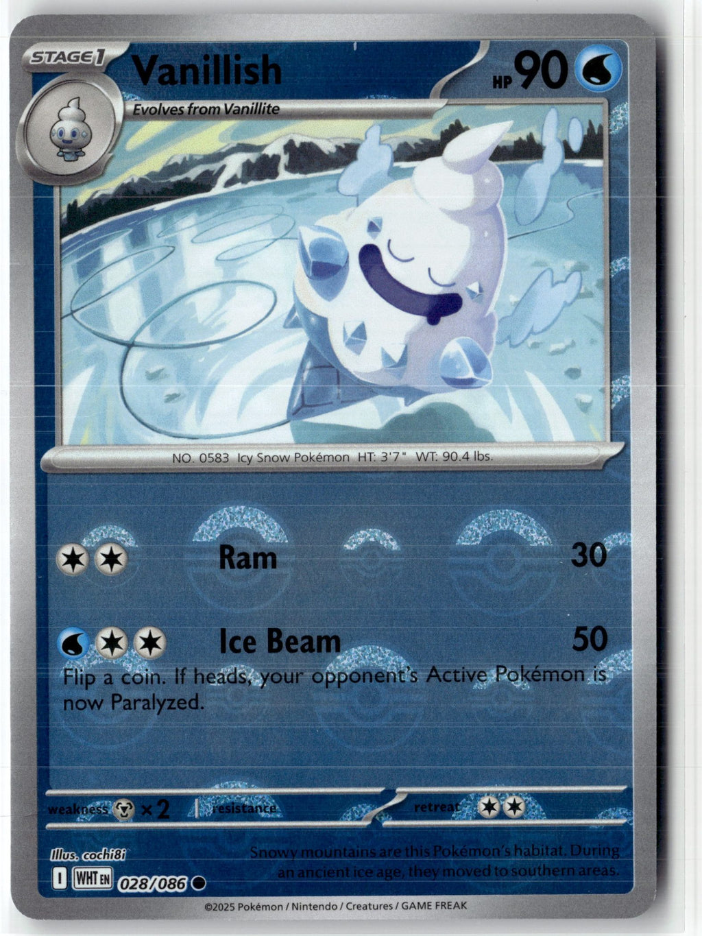 Vanillish (Poke Ball Pattern)