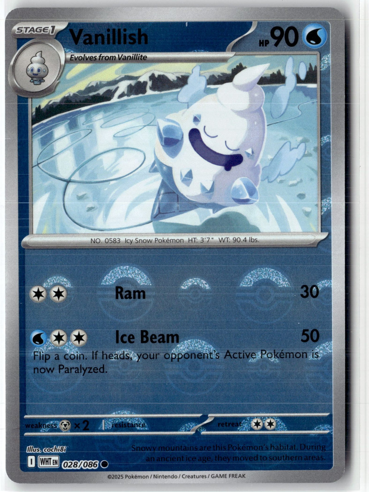 Vanillish (Poke Ball Pattern)