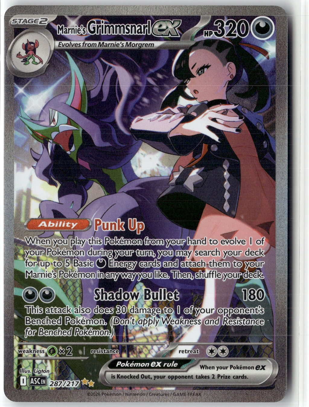 Marnie's Grimmsnarl ex